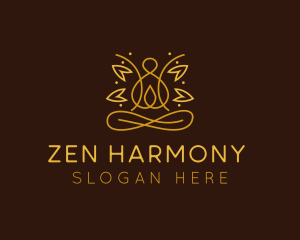 Zen Yoga Meditation logo design