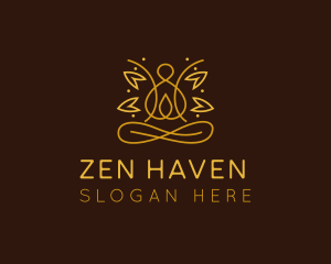 Zen Yoga Meditation logo design