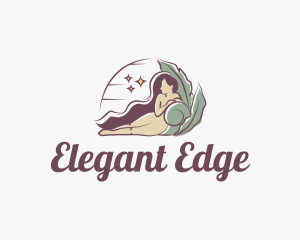 Mystical Nude Woman logo design