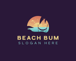 Travel Beach Vacation logo design