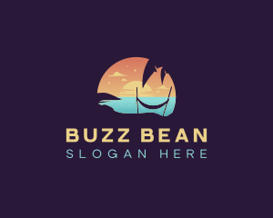 Travel Beach Vacation logo design