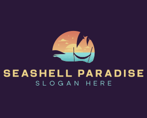 Travel Beach Vacation logo design