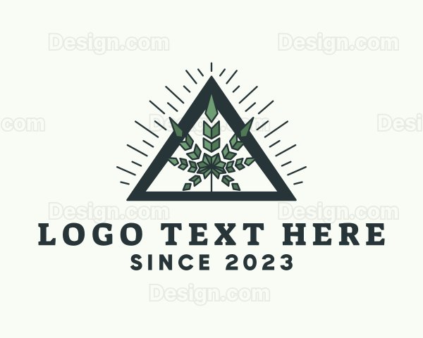 Weed Leaf Herbal Logo