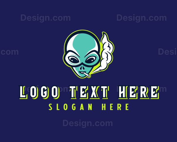 Alien Smoking Vape Logo