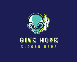 Alien Smoking Vape Logo