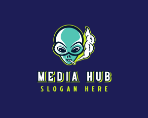 Alien Smoking Vape Logo