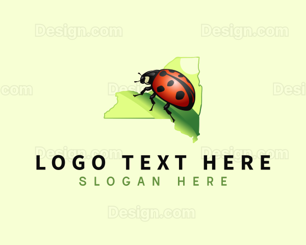 Ladybug New York Insect Logo