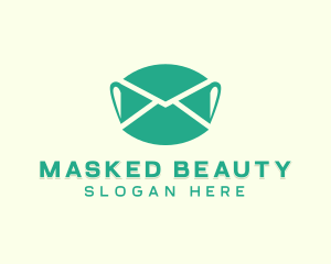 Face Mask Mail logo design