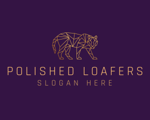 Golden Tiger Animal logo design