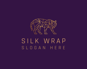 Golden Tiger Animal logo design