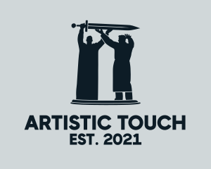 Russian Sculpture Monument  logo