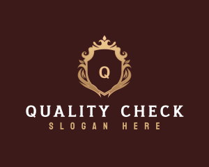 Luxury Shield Quality Crest  logo design