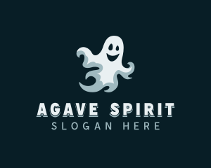 Scary Spooky Ghost logo design