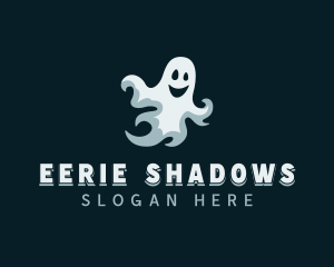 Scary Spooky Ghost logo design