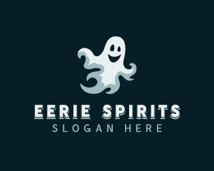 Scary Spooky Ghost logo design