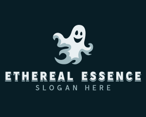 Scary Spooky Ghost logo design