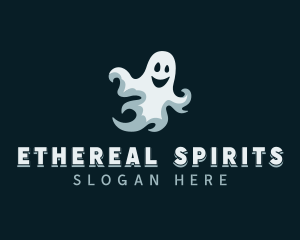 Scary Spooky Ghost logo design