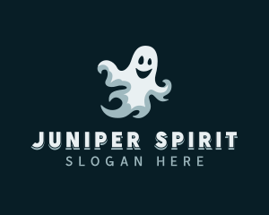 Scary Spooky Ghost logo design