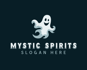 Scary Spooky Ghost logo design