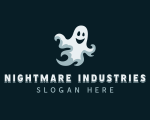 Scary Spooky Ghost logo