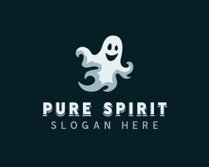 Scary Spooky Ghost logo design