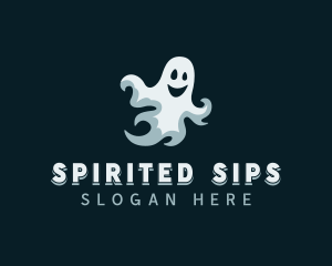 Scary Spooky Ghost logo design