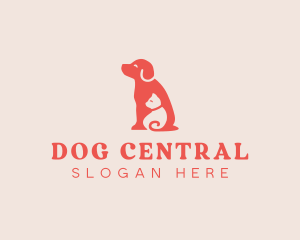 Pet Dog Cat logo design