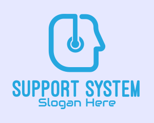 Tech Support Person logo design