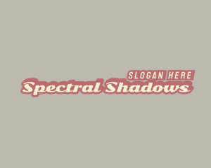 Retro Business Shadow logo design