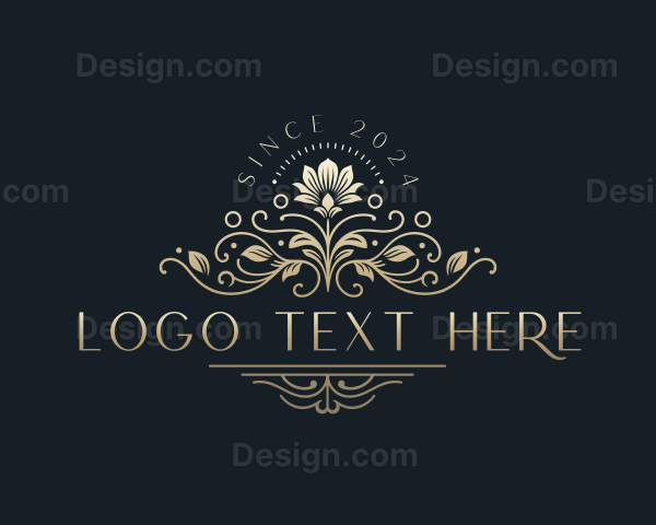 Luxury Floral Boutique Logo