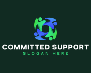 Community Support Organization logo design