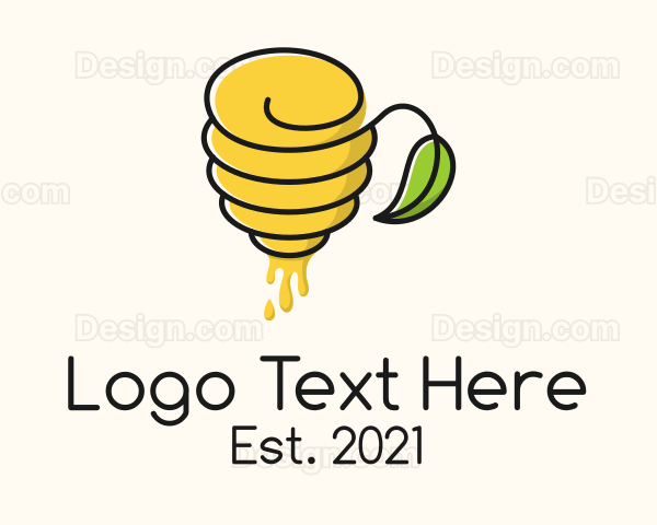 Honey Beehive Teahouse Logo