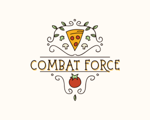 Gourmet Pizza Restaurant Logo