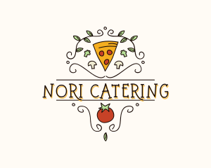 Gourmet Pizza Restaurant logo design