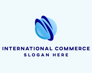 International Logistics Delivery  logo design