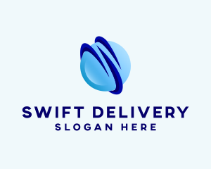 International Logistics Delivery  logo design