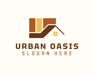 Home Apartment Tower logo design