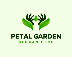 Hand Leaf Medicine logo design