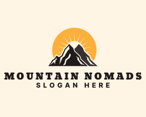 Nature Mountain Camp logo design