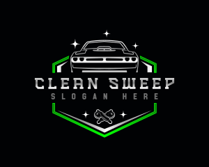 Car Wash Cleaning Polishing logo design