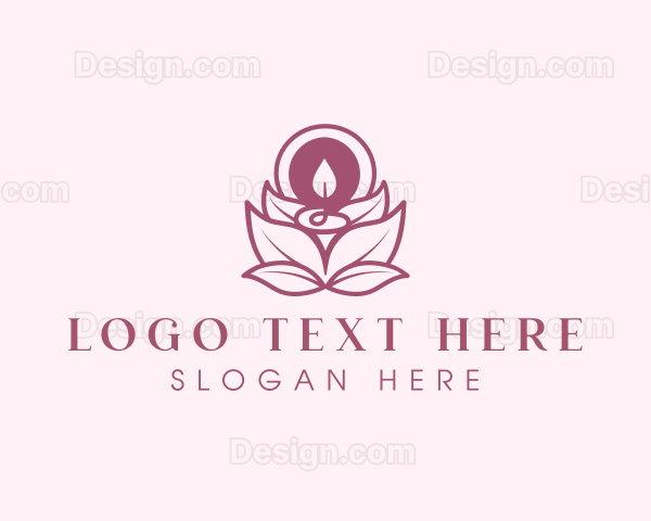 Leaf Massage Candle Logo