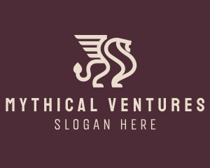 Medieval Sphinx Creature Finance logo design