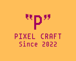 Pixelated Cyber Gaming logo design