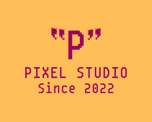 Pixelated Cyber Gaming logo design