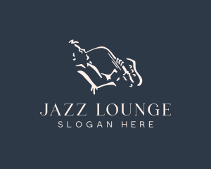 Jazz Saxophone Musician logo