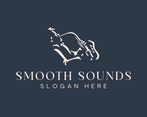 Jazz Saxophone Musician logo