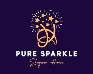 Star Firework Sparkle logo design