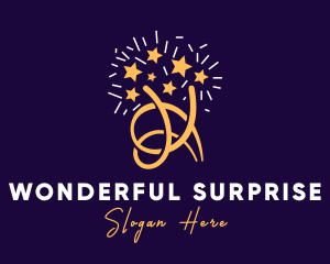 Star Firework Sparkle logo design