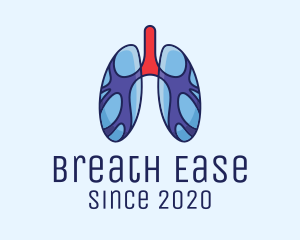 Respiratory Lung Organ logo design