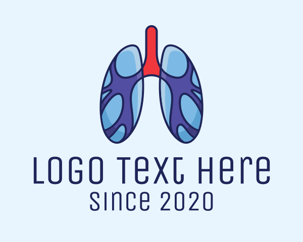 Lungs logo example 2